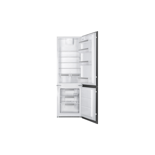 Холодильник SMEG Встраиваемые холодильники SMEG/ 1772 х 548 х 549 мм, объем камер 195+72л, нижняя морозильная камера, скользящие направляющие