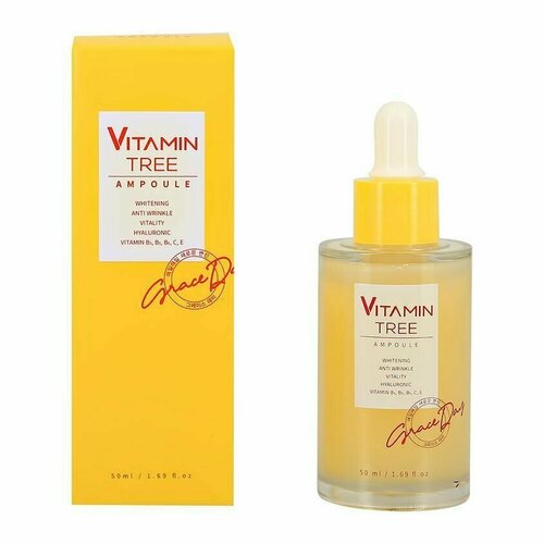 Grace Day Сыворотка для лица Vitamin Tree Ampoule 50мл ампульная сыворотка для лица grace day vitamin tree ampoule 50 мл