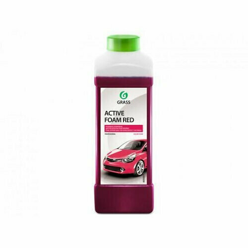 Активная пена GRASS Active Foam RED для бесконтактной мойки концентрат 1 л активная пена grass active foam power щелочное моющее средство 1 л