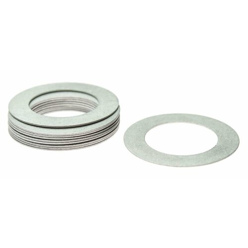фото Кольцо алюминиевое для шафта упаковка 10 шт. (0.4мм, н/д 25мм, в/д 16мм) weekend