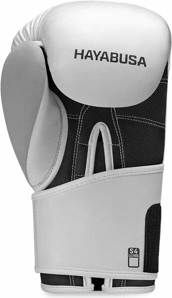 Боксерские перчатки Hayabusa S4 Leather White - Hayabusa - Белый - 16 oz