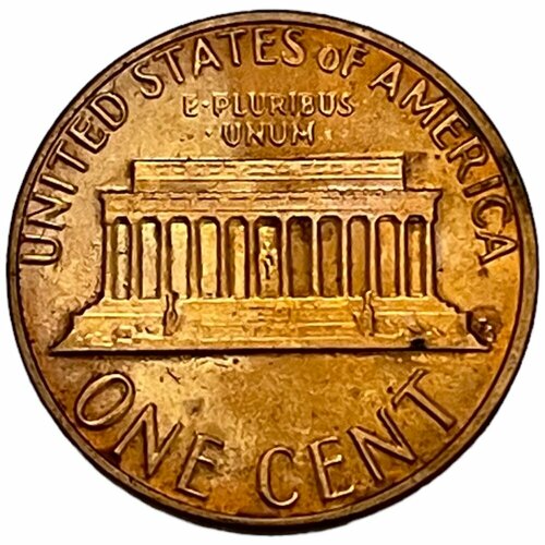 США 1 цент 1985 г. (Memorial Cent, Линкольн) (D) (Лот №2) сша 1 цент 1969 г memorial cent линкольн d лот 2