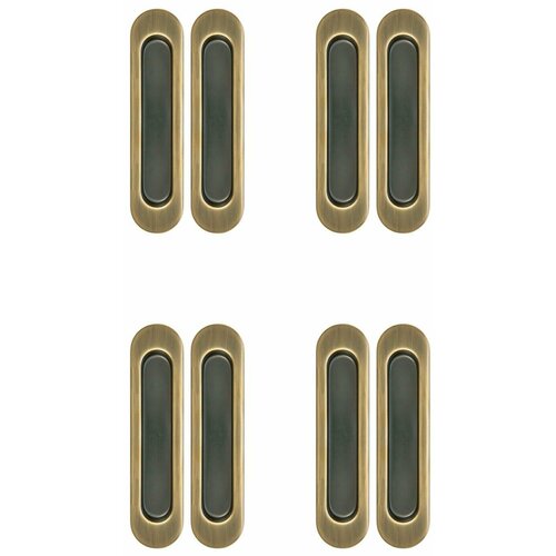 Ручки для раздвижных дверей Armadillo SH010-WAB-11 матовая бронза (комплект 4 штуки)