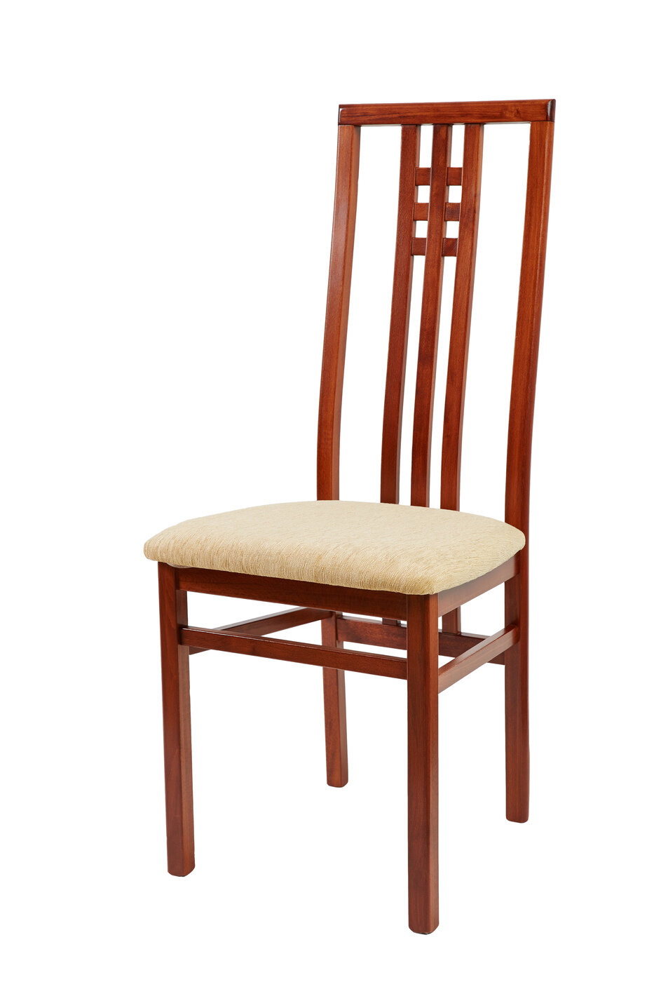 Стул Скала для кухни деревянный высокий со спинкой, с мягкой сидушкой, кухонный, стулья с мягким сиденьем, мебель минимализм, модерн