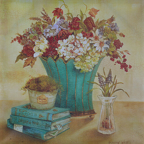 Постер на стену в гостиную офис спальню детскую интерьерный цветы Полевые цветы натюрморт 2839₽