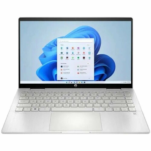 Ноутбук HP Pavilion x360 14-ek1006nia 7Z6T2EA 14 трансформер IPS Intel Core i5 1335U 13ГГц 10-ядерный 8ГБ DDR4 512ГБ SSD Intel Iris Xe graphics Windows 11 Home серебристый 10708600₽