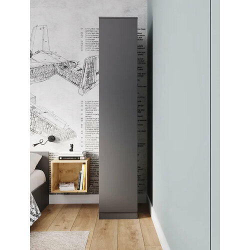 Пенал графит матовый 40*210*50 по мотивам Икеа Ikea