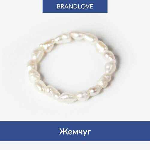 фото Кольцо bl jewelry ocean, перламутр, гранат, коралл, белый