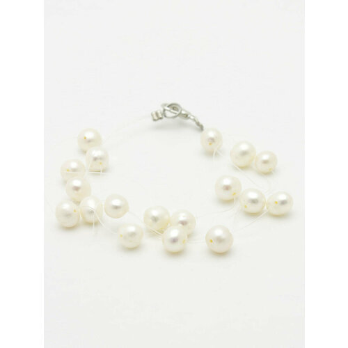 фото Браслет камнедар, белый