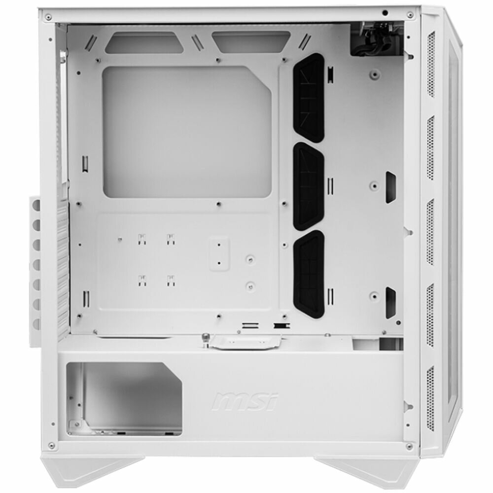 Корпус ATX MSI белый, без БП, окно из закаленного стекла, USB Type-C, 2*USB 3.2, audio - фото №5