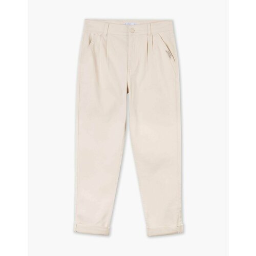 фото Джинсы gloria jeans, размер 7-8л/128 (32), белый