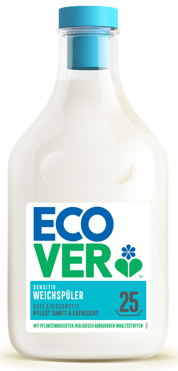 Ecover Экологический смягчитель кондиционер для стирки Роза и Бергамот Sensitive 750 мл