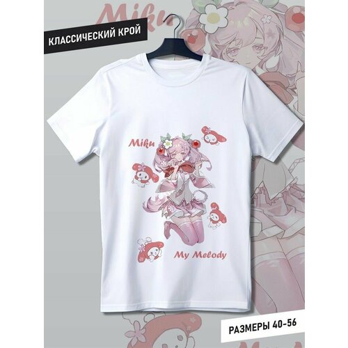 фото Футболка hypnotica, размер xs, белый