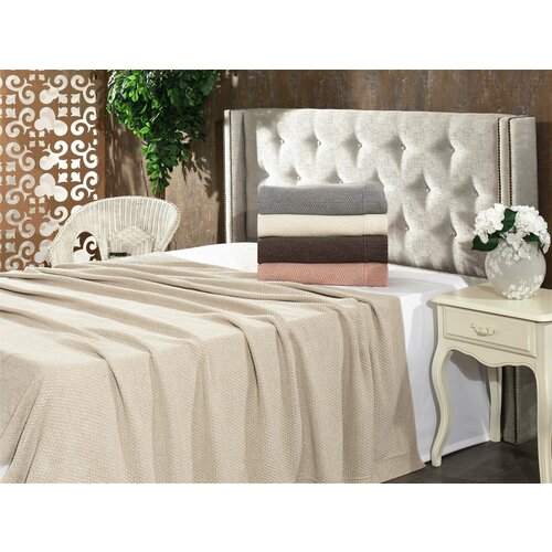 Плед Grazie Home MORDIBO кремовый (Евро)