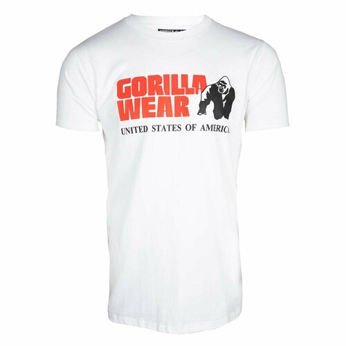 фото Футболка gorilla wear, размер xl, белый