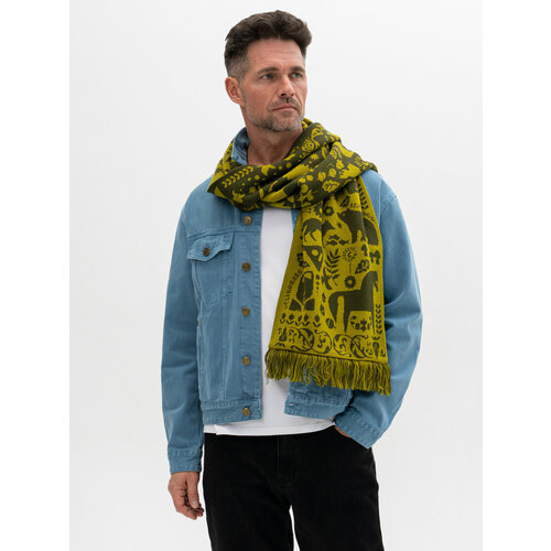 фото Шарф великоросс,180х33 см, зеленый