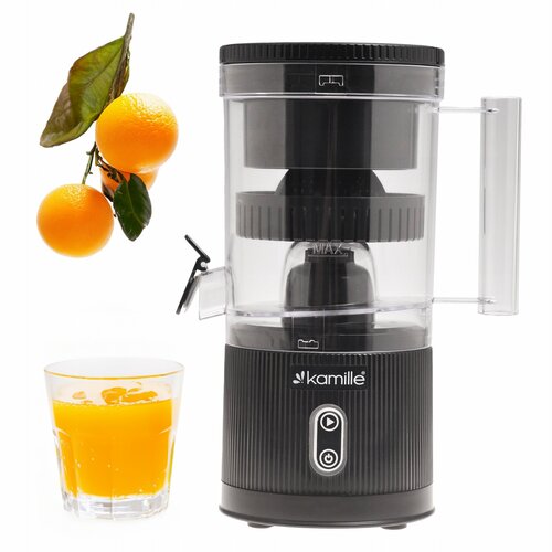 Беспроводная соковыжималка Kamille KM 6735 для цитрусовых черный 364000₽