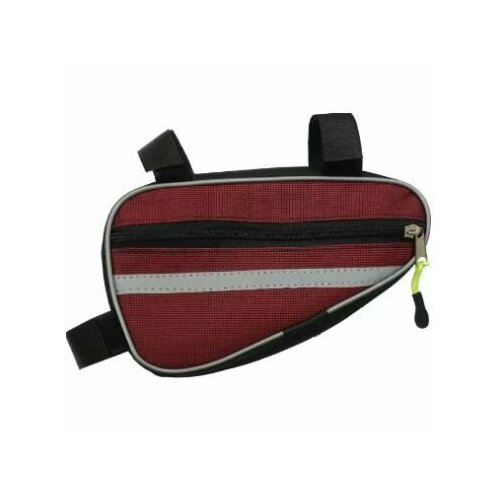 Велосумка Alpine под раму средняя (темно-красный)