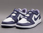 Кроссовки NIKE Air Jordan 1 Low, полнота D, размер 11,5 US, белый, фиолетовый