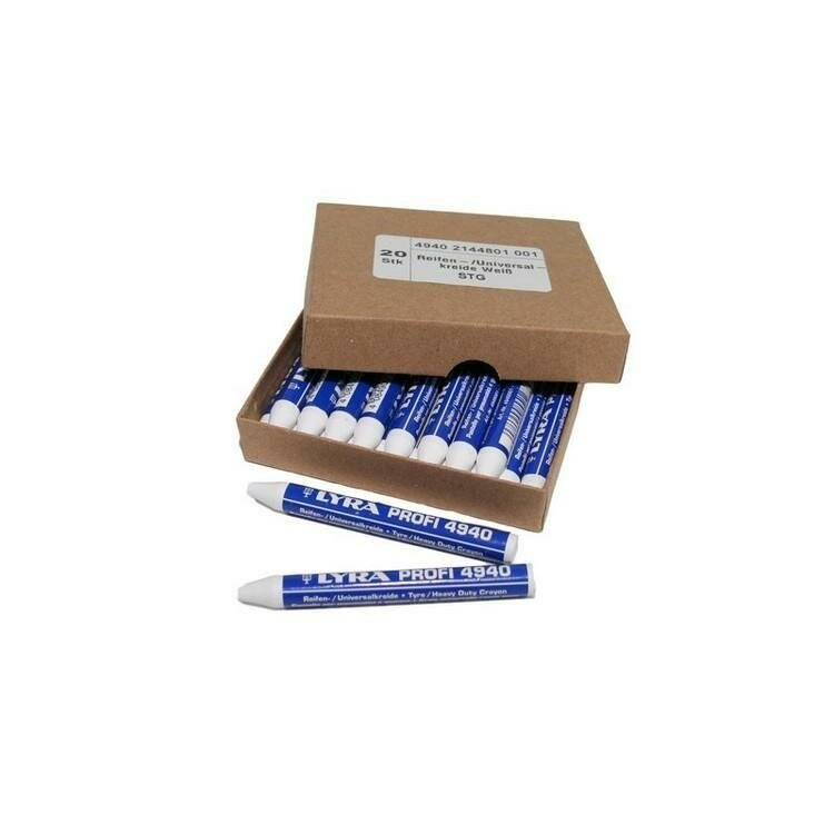 фото Мел белый, восковой, маркировочный 10мм. Tip-Top 2 шт.