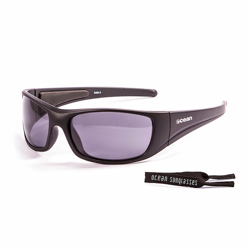 фото Солнцезащитные очки ocean ocean bermuda matt black / grey polarized lenses, черный