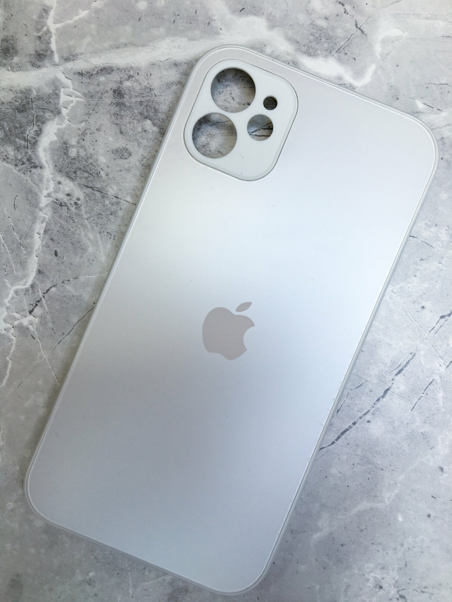 Чехол стеклянный для iPhone 11 с защитой камеры