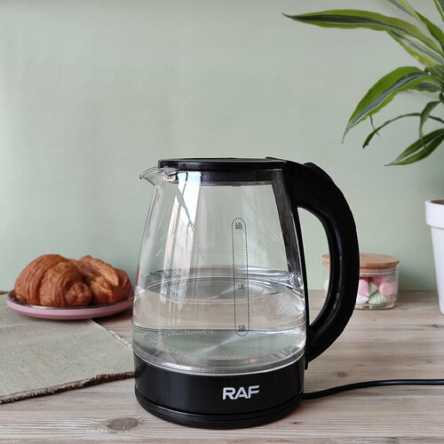 Чайник электрический 2 л стеклянный с подсветкой Raf 141000₽