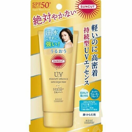 KOSE SUNCUT Perfect Солнцезащитная эссенция для лица и тела SPF50PA 110g 1531₽