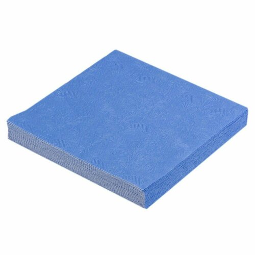 Салфетки бумажные Джинсовый Синий Барокко, Art Bouquet, 33 х 33 см, 3-сл, 16 шт