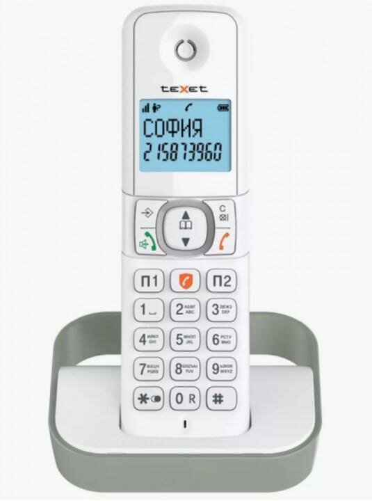 Радиотелефон teXet TX-D5605A Бело-серый