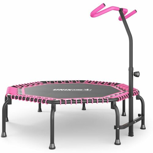 Батут UNIX Line FITNESS Premium (127 см) Pink каркасный батут unix line 4 3ft fitness 130х130х124 см оранжевая