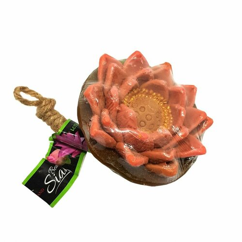 Фигурное мыло Beauty Siam Лотос с природной губкой 110 гр 445₽