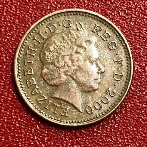Монета Великобритания 1 Пенни 2000 год #2