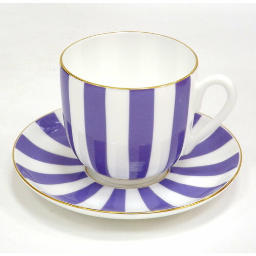 Чашка с блюдцем ИФЗ Ландыш, Да и Нет, фиолетовый 81.25354.00.5