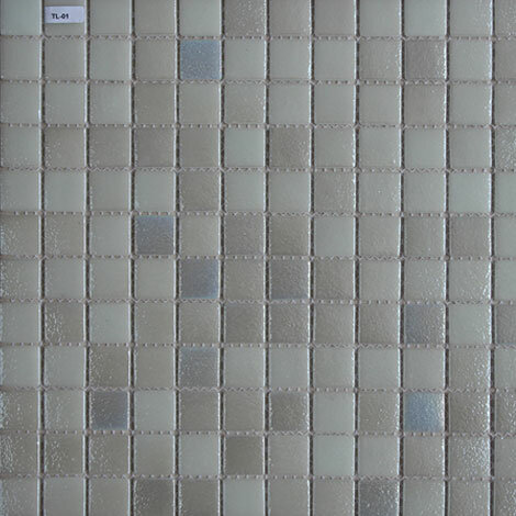Лакированная плитка мозаика из прессованного стекла TL-01 Zetoglass