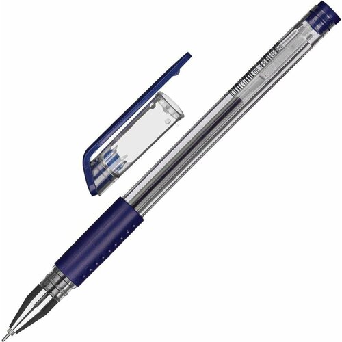 Attache Ручка гелевая Gelios-030 0.5 мм, синий цвет чернил, 1 шт. ручка гелевая attache gelios 020 синяя толщина линии 0 5 мм
