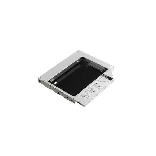 Переходник Optibay AgeStar ISMR2S для установки в ноутбук/моноблок SSD/HDD SATA вместо DVD-привода (12,7mm) ISMR2S - фото №13