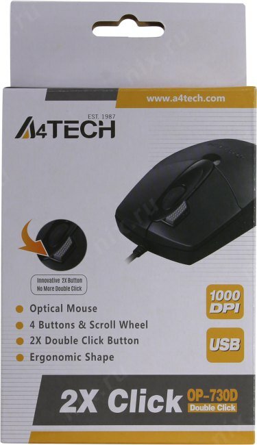 Мышь проводная A4tech - фото №20