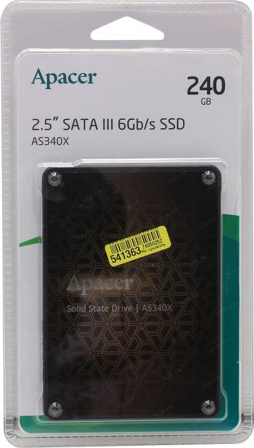 Накопитель SSD Apacer AS340 Panther 240Gb (AP240GAS340XC-1) - фото №11