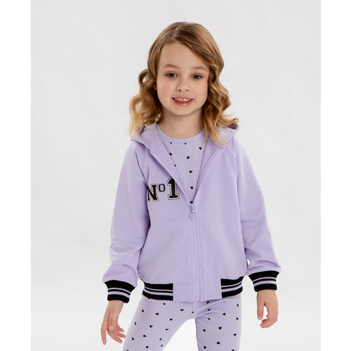 фото Худи button blue, размер 104, фиолетовый