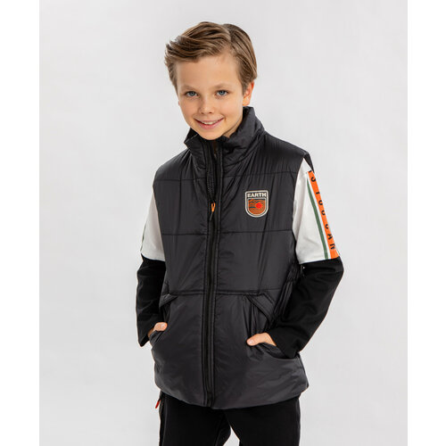 фото Жилет button blue, размер 164, черный