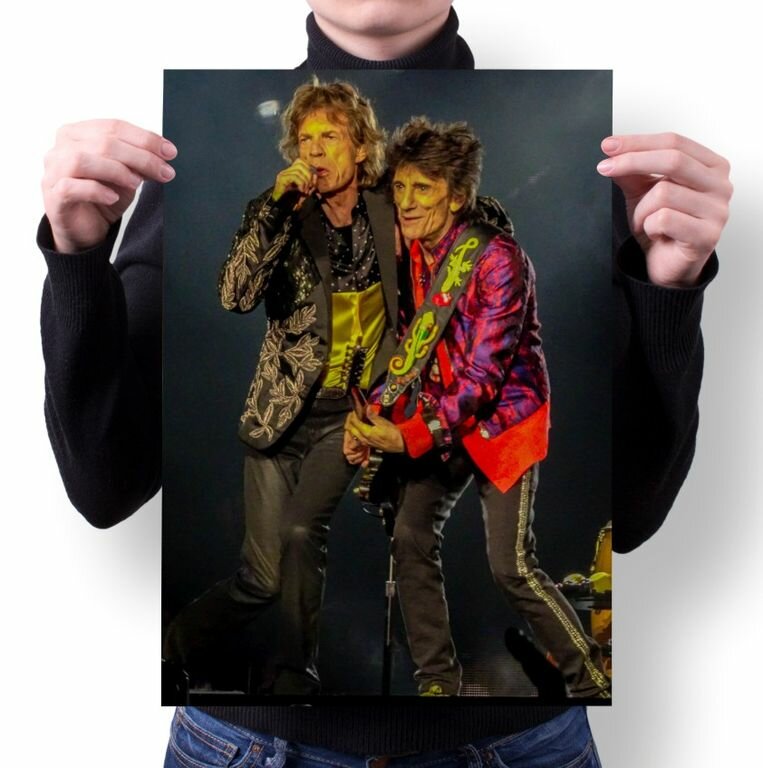 Плакат The Rolling Stones, Роллинг Стоунз №6, А1 (84-60 см)