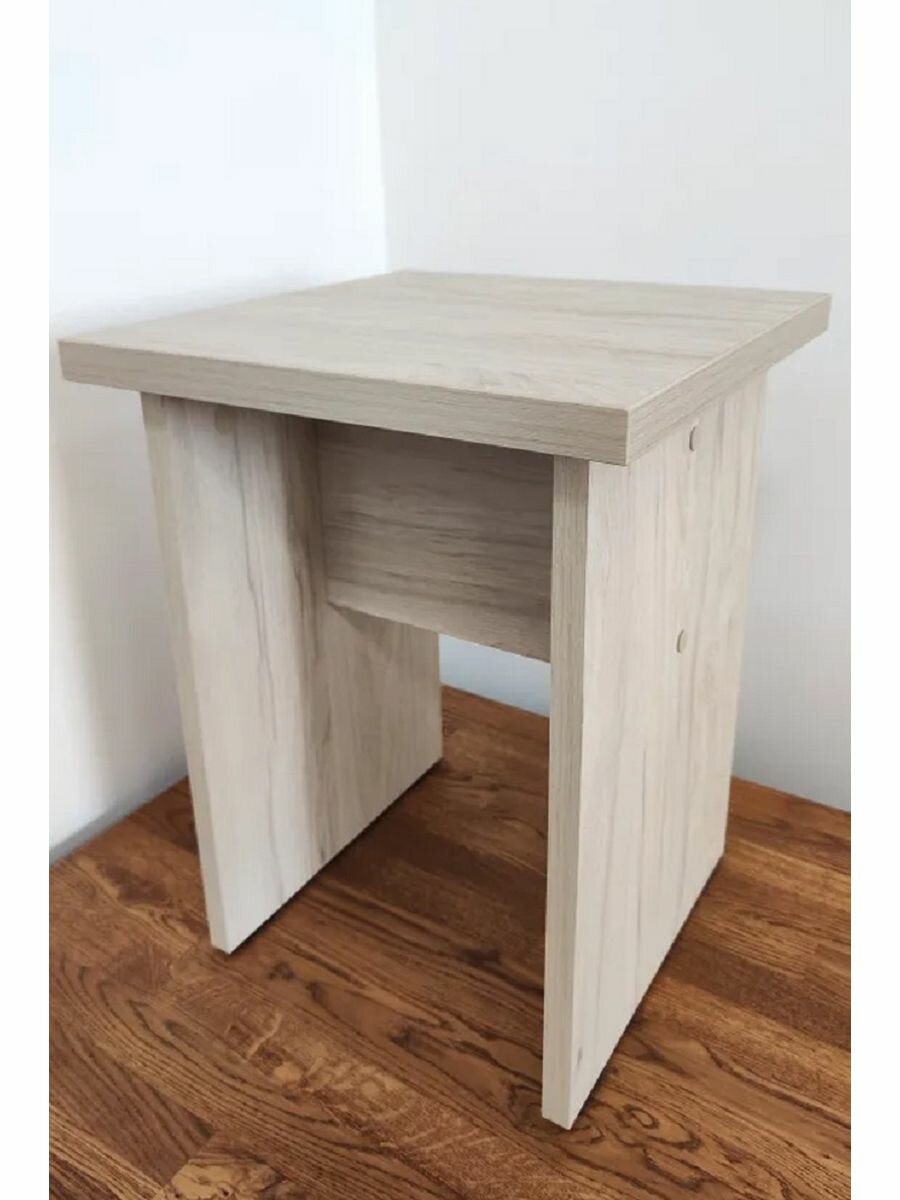 Табурет для кухни Grand ТБ-2, 35x35x45см, ЛДСП, Денвер светлый, нагрузка до 100кг