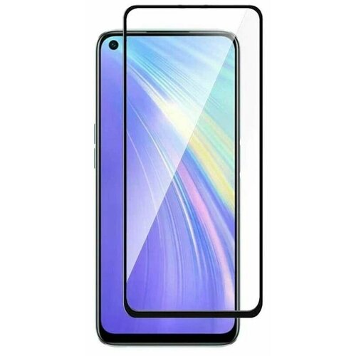 Защитное стекло 5d для infinix Zero X Pro, Realme 6 Pro, Oppo A53, черное new blp803 5000mah battery for oppo realme c17 realme v3 realme q3i realme 7i smart phone high quality batteries tools