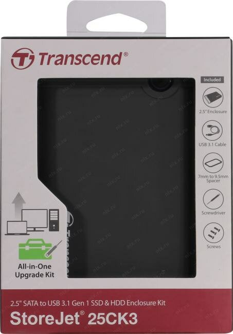 SATA Transcend StoreJet 25CK3 Grey USB 3.0 - фото №19