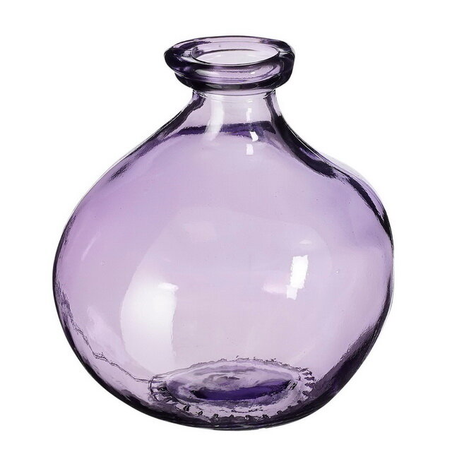 Edelman Стеклянная ваза Ронель 18 см лиловая 1145141