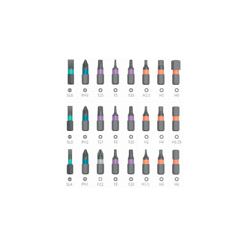 Отвертка Xiaomi Duka RS1 24in1 Multipurpose Ratchet Screwdriver Set — фото 1
