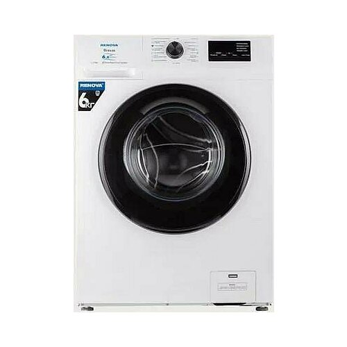 Стиральная машина Ренова WAF-6010SM2 6кг черный люк дисплей пар 2559000₽