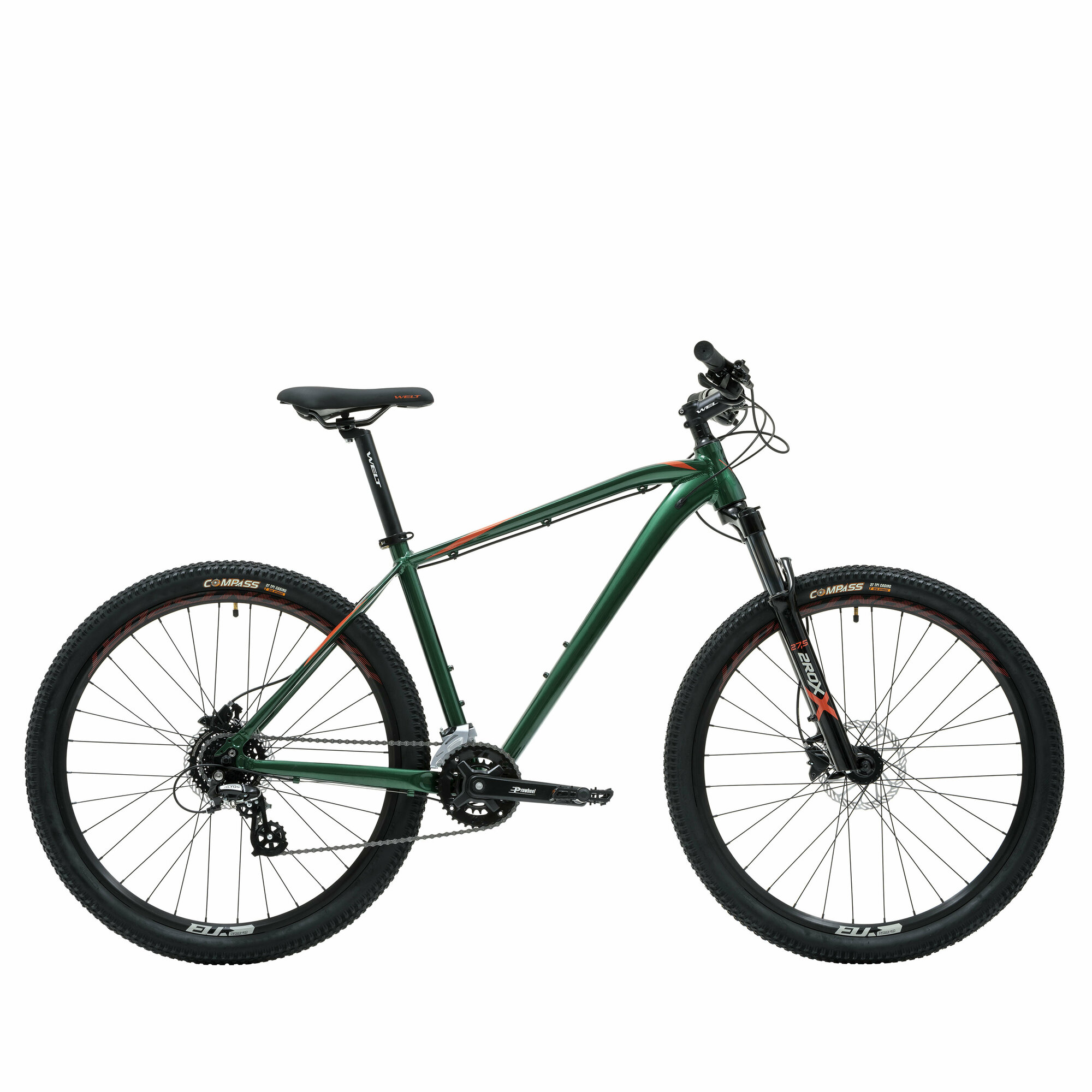 Велосипед Welt Raven 2.1 HD 27 2024 Dark Green (дюйм:18)