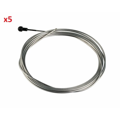 Трос тормоза Jagwire Road Brake Stainless, stainless, 2000 мм, 5 шт. jagwire троса рубашка 5мм cgx со смазкой 30 м красная